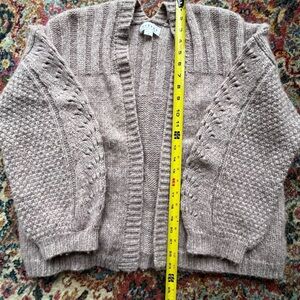 Velvet by Graham and Spencer cozy alpaca cardigan, made in Peru.
